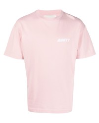 rosa T-Shirt mit einem Rundhalsausschnitt von MOUTY