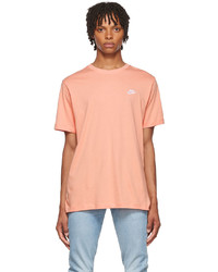 rosa T-Shirt mit einem Rundhalsausschnitt von Nike