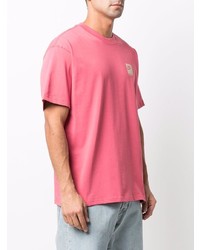 rosa T-Shirt mit einem Rundhalsausschnitt von Nike