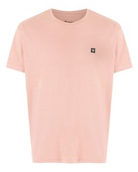 rosa T-Shirt mit einem Rundhalsausschnitt von OSKLEN