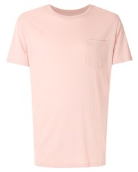 rosa T-Shirt mit einem Rundhalsausschnitt von OSKLEN