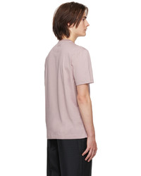 rosa T-Shirt mit einem Rundhalsausschnitt von Brioni