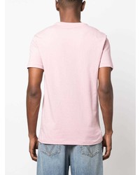 rosa T-Shirt mit einem Rundhalsausschnitt von Polo Ralph Lauren