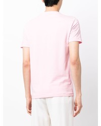 rosa T-Shirt mit einem Rundhalsausschnitt von Polo Ralph Lauren