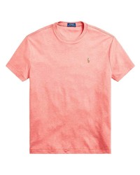 rosa T-Shirt mit einem Rundhalsausschnitt von Polo Ralph Lauren