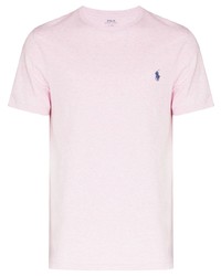 rosa T-Shirt mit einem Rundhalsausschnitt von Polo Ralph Lauren