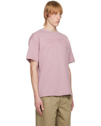 rosa T-Shirt mit einem Rundhalsausschnitt von BUTLER SVC