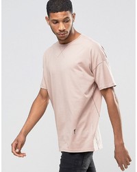 rosa T-Shirt mit einem Rundhalsausschnitt von Religion