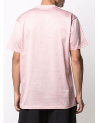 rosa T-Shirt mit einem Rundhalsausschnitt von Low Brand