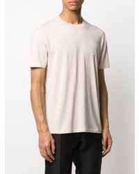 rosa T-Shirt mit einem Rundhalsausschnitt von Tom Ford