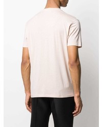 rosa T-Shirt mit einem Rundhalsausschnitt von Tom Ford