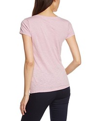 rosa T-Shirt mit einem Rundhalsausschnitt von s.Oliver