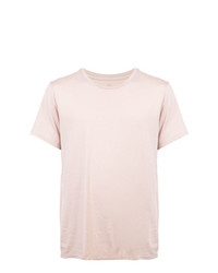 rosa T-Shirt mit einem Rundhalsausschnitt von SAVE KHAKI UNITED