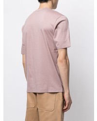 rosa T-Shirt mit einem Rundhalsausschnitt von D'urban