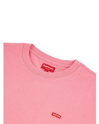 rosa T-Shirt mit einem Rundhalsausschnitt von Supreme