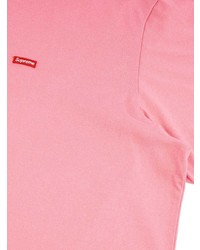 rosa T-Shirt mit einem Rundhalsausschnitt von Supreme