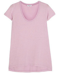 rosa T-Shirt mit einem Rundhalsausschnitt von Splendid