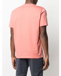 rosa T-Shirt mit einem Rundhalsausschnitt von Paul Smith