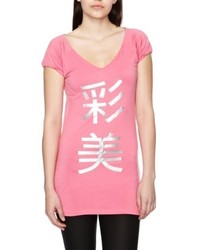 rosa T-shirt von Asics