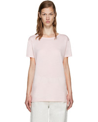rosa T-shirt von Helmut Lang