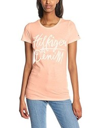 rosa T-shirt von Hilfiger Denim