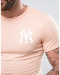 rosa T-shirt von Majestic