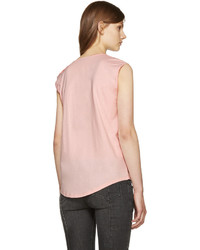 rosa T-shirt von Balmain