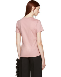 rosa T-shirt von MSGM