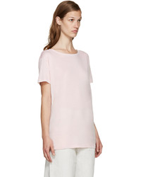 rosa T-shirt von Helmut Lang