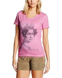 rosa T-shirt von Wiesnkönig