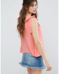 rosa Trägershirt von Asos