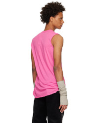 rosa Trägershirt von Rick Owens