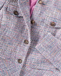 rosa Tweed-Jacke von Brigitte von Schönfels