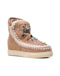 rosa Ugg Stiefel von Mou