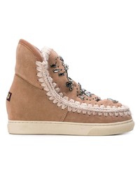 rosa Ugg Stiefel von Mou