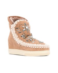 rosa Ugg Stiefel von Mou