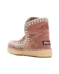 rosa Ugg Stiefel von Mou