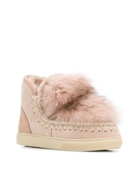 rosa Ugg Stiefel von Mou