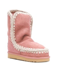 rosa Ugg Stiefel von Mou