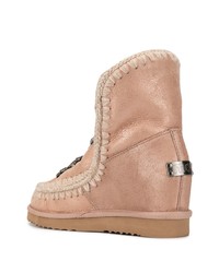 rosa Ugg Stiefel von Mou