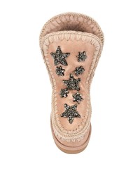 rosa Ugg Stiefel von Mou