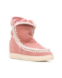 rosa Ugg Stiefel von Mou