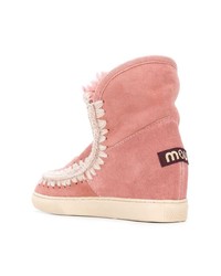 rosa Ugg Stiefel von Mou