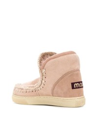 rosa Ugg Stiefel von Mou