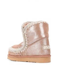 rosa Ugg Stiefel von Mou