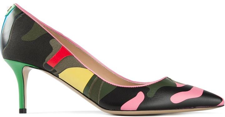 valentino camo heels