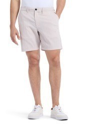rosa vertikal gestreifte Shorts