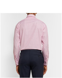 rosa vertikal gestreiftes Businesshemd von Dunhill