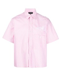 rosa vertikal gestreiftes Kurzarmhemd von PALMER