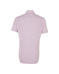 rosa vertikal gestreiftes Kurzarmhemd von Seidensticker